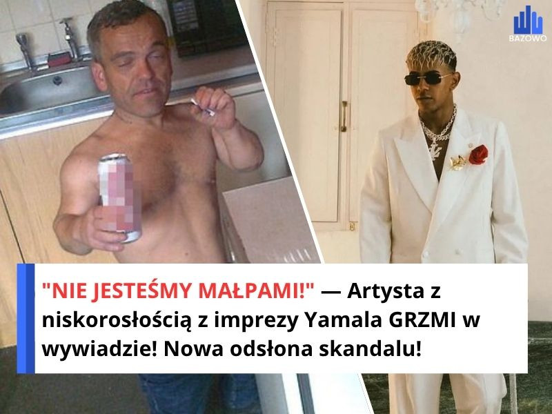 "NIE JESTEŚMY MAŁPAMI!" — Artysta z niskorosłością z imprezy Yamala GRZMI w wywiadzie! Nowa odsłona skandalu!